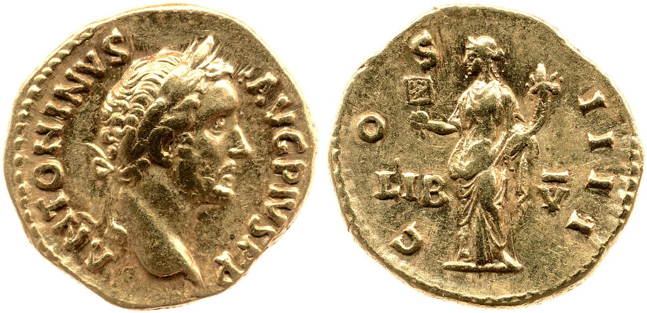аверс RIC III Antoninus Pius 138c
