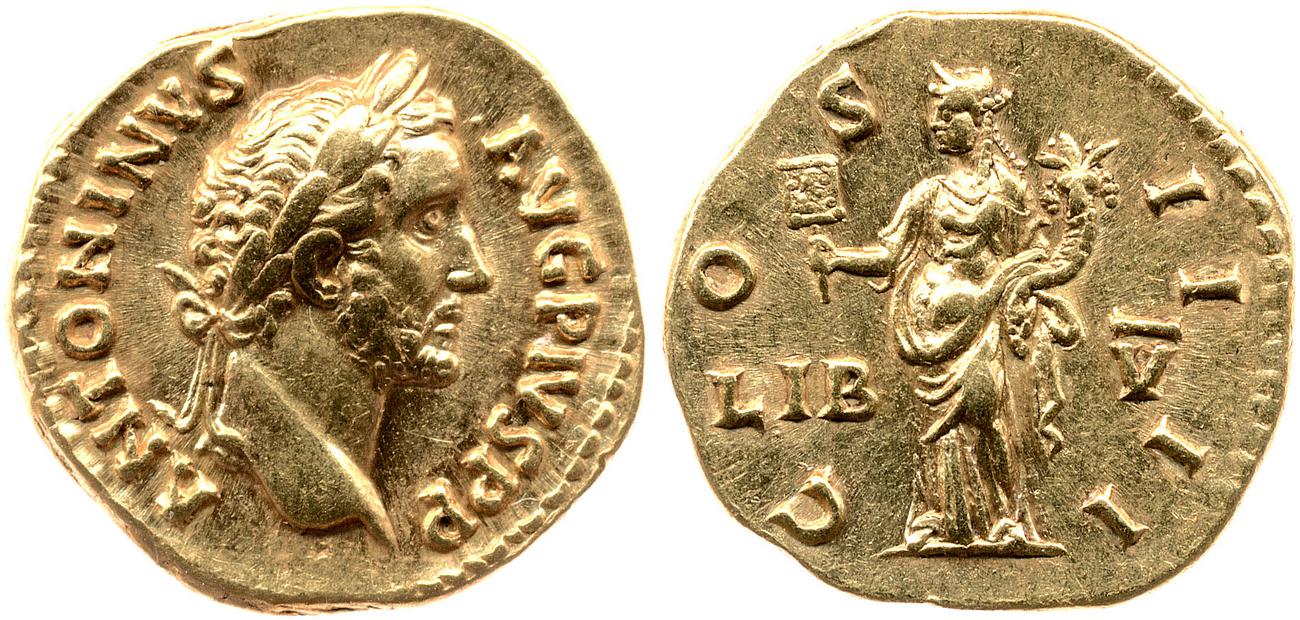 RIC III Antoninus Pius 138c, аверс, bm