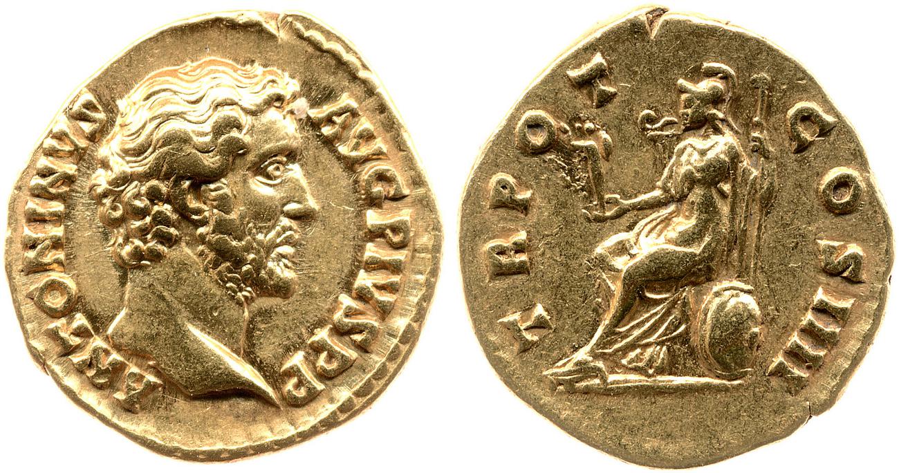 аверс RIC III Antoninus Pius 147a