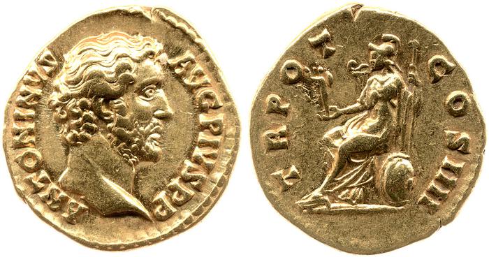 реверс RIC III Antoninus Pius 147a