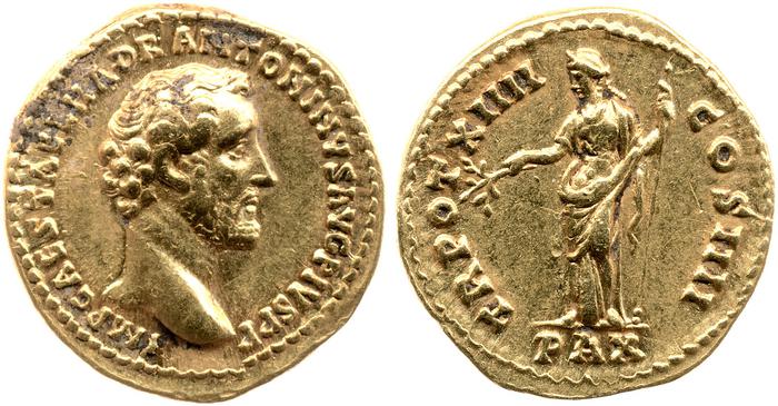 RIC III Antoninus Pius 200A, реверс, bm