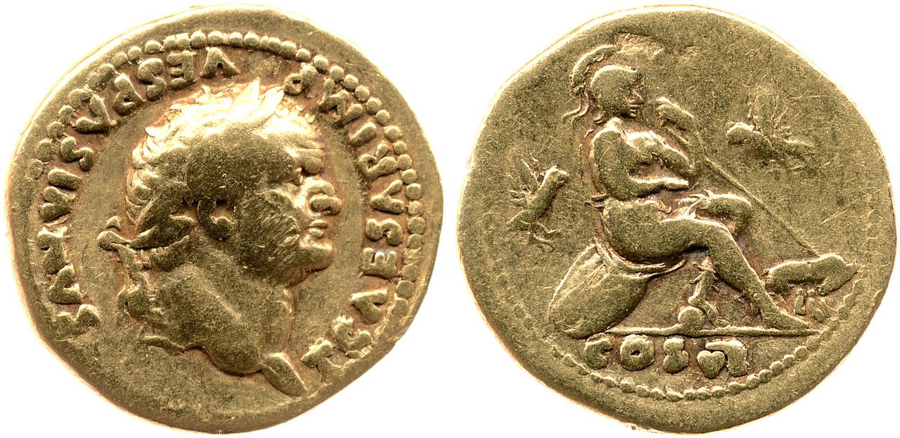 RIC II, Part 1 (second edition) Vespasian 954, аверс, bm