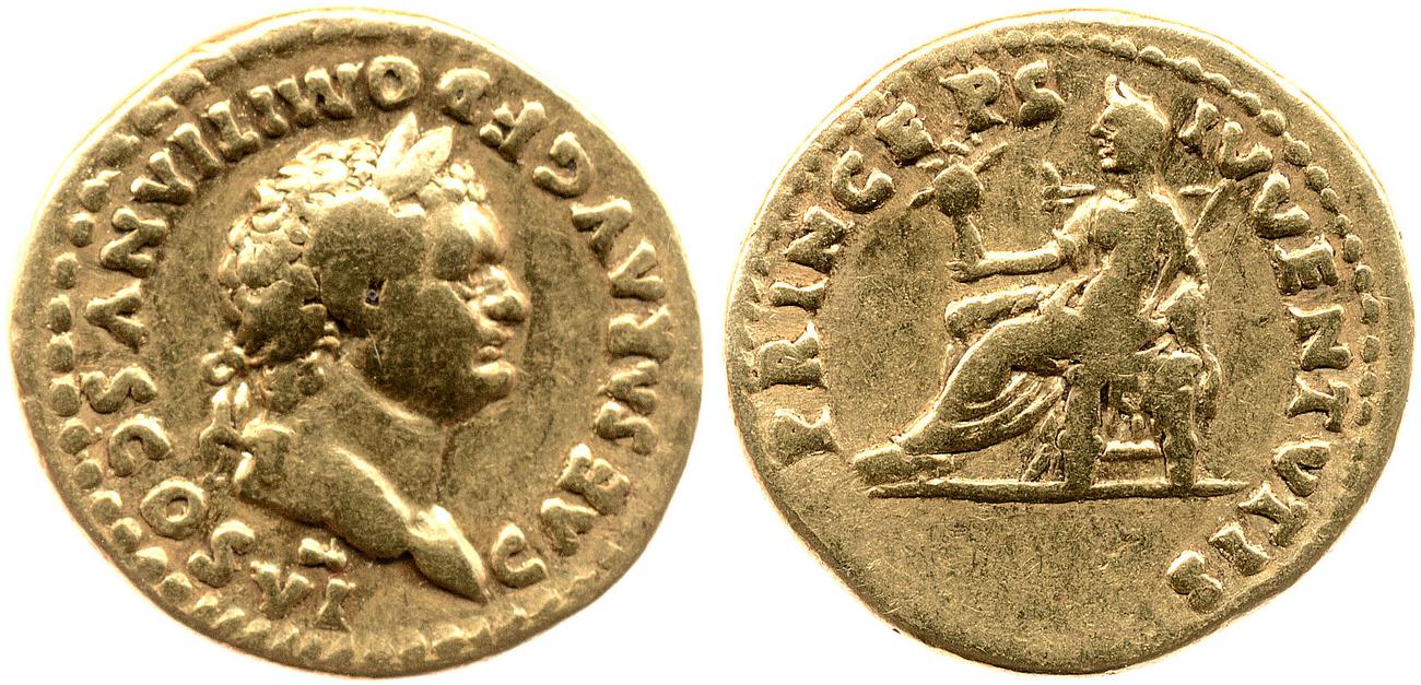 RIC II, Part 1 (second edition) Vespasian 1086, аверс, bm