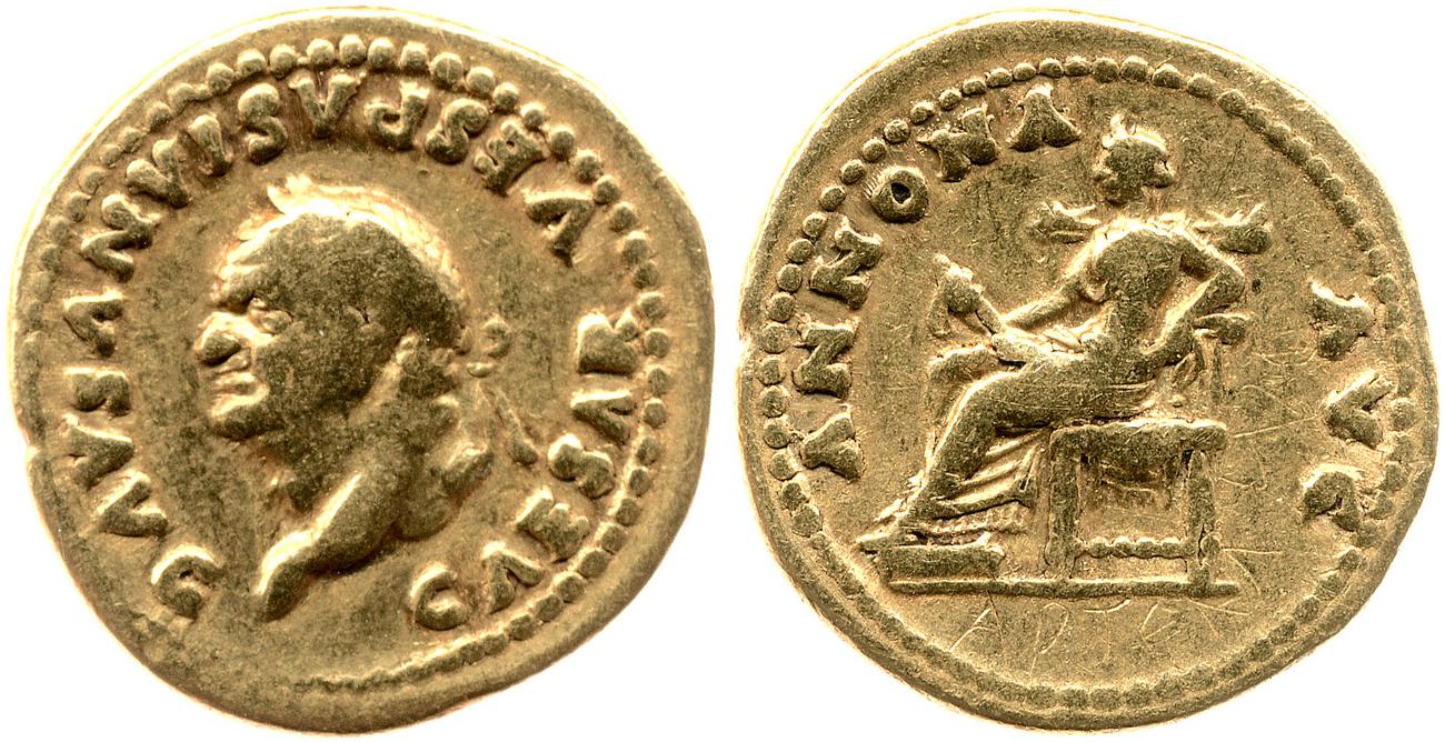 аверс RIC II, Part 1 (second edition) Vespasian 965