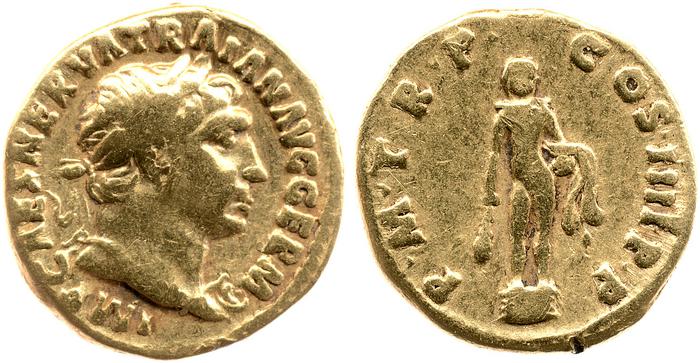 RIC II Trajan 50, реверс, bm