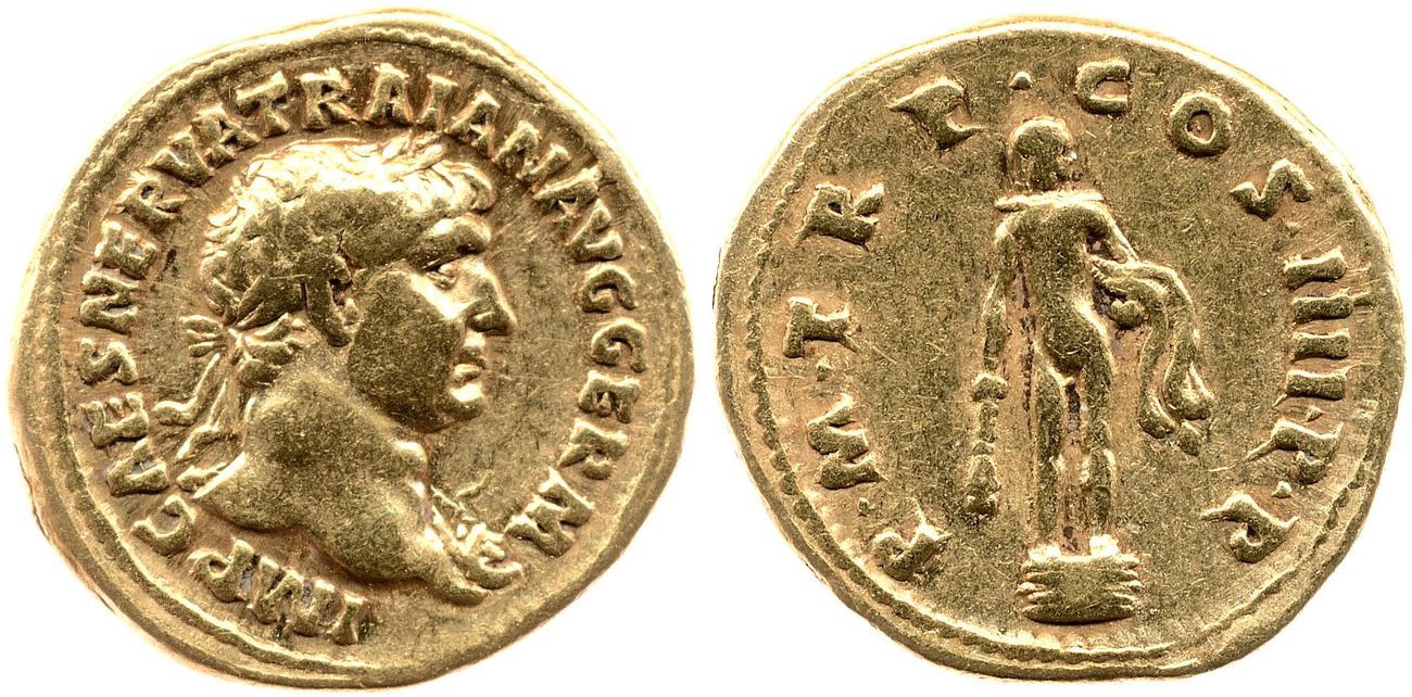 RIC II Trajan 50, аверс, bm
