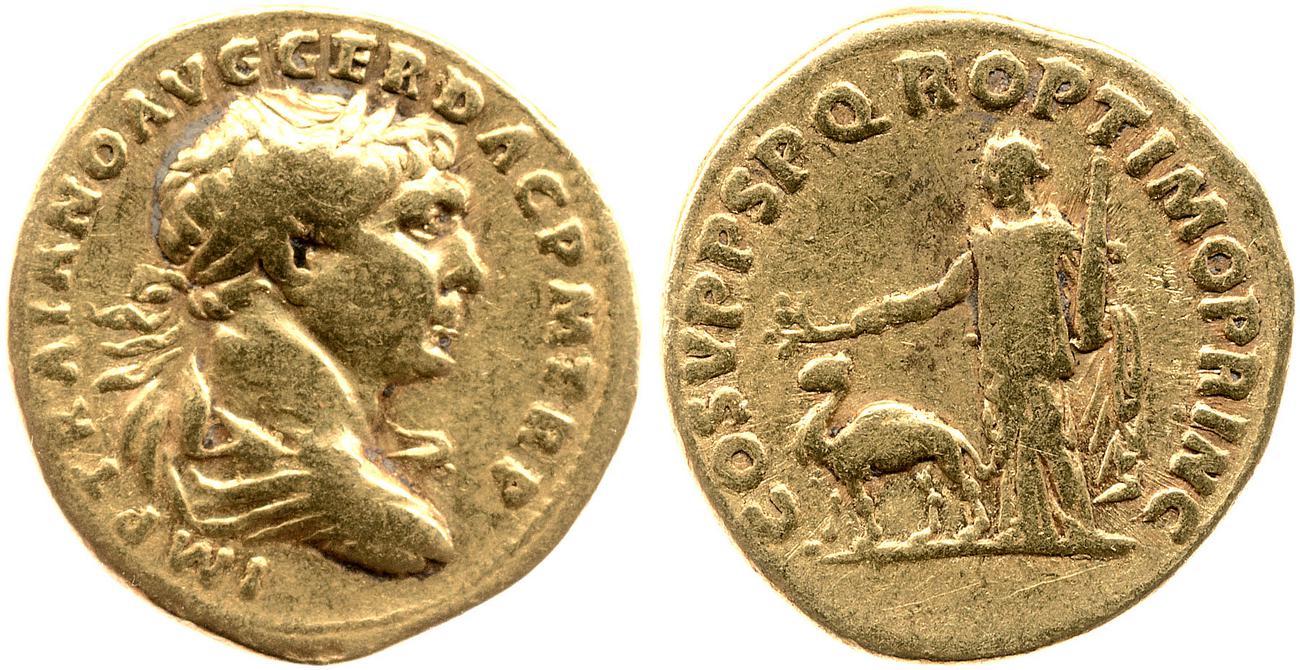 RIC II Trajan 142, аверс, bm