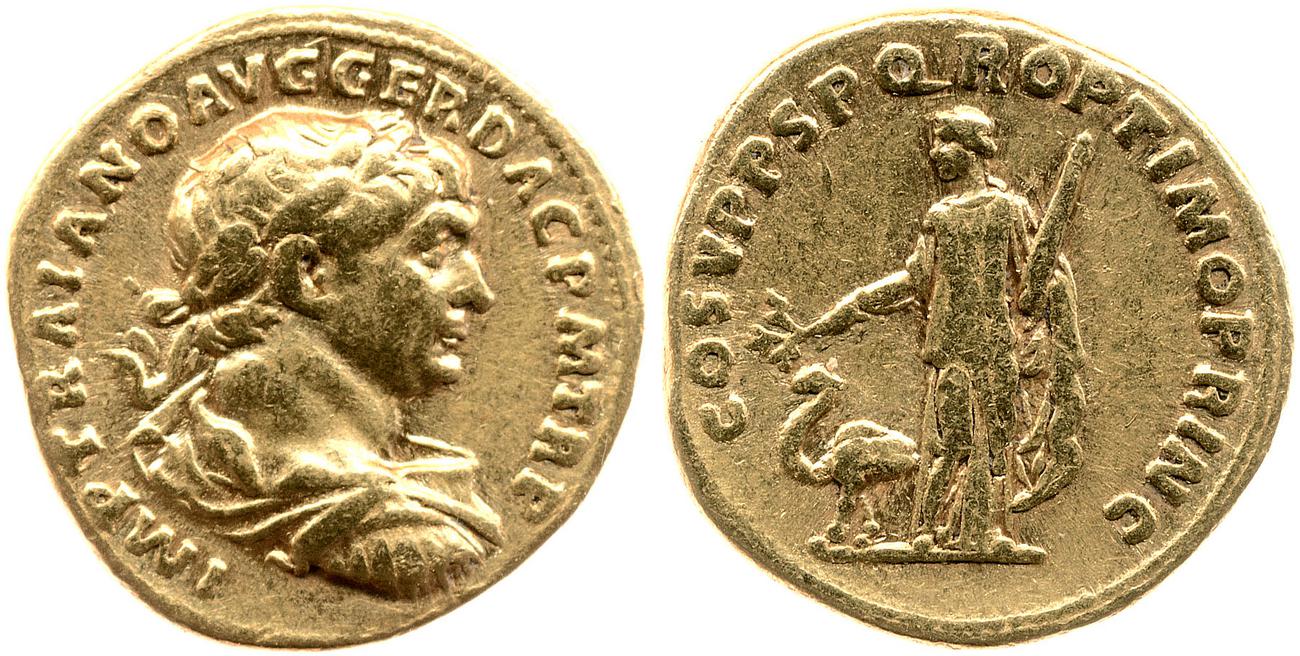 RIC II Trajan 142, аверс, bm