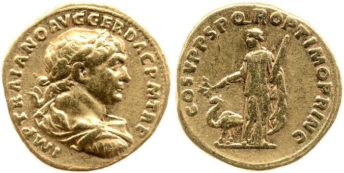 RIC II Trajan 142, реверс, bm