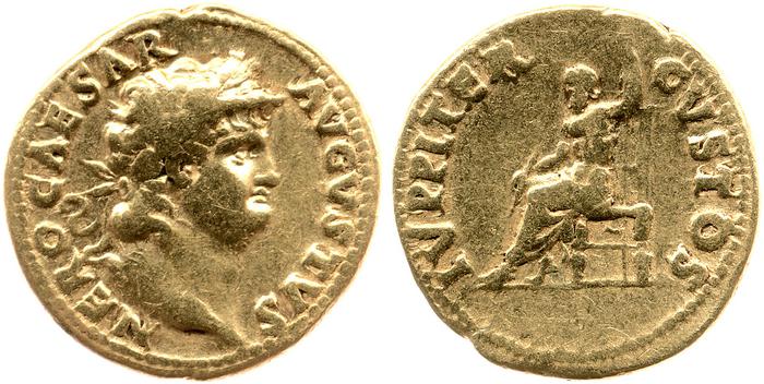 RIC I (second edition) Nero 52, реверс, bm