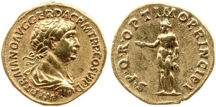 RIC II Trajan 275, реверс, bm
