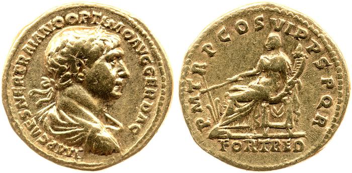 RIC II Trajan 319, реверс, bm