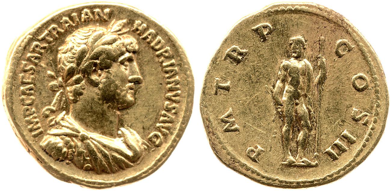 RIC II, Part 3 (second edition) Hadrian 211, аверс, bm