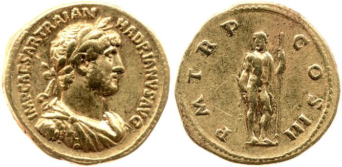 RIC II, Part 3 (second edition) Hadrian 211, реверс, bm