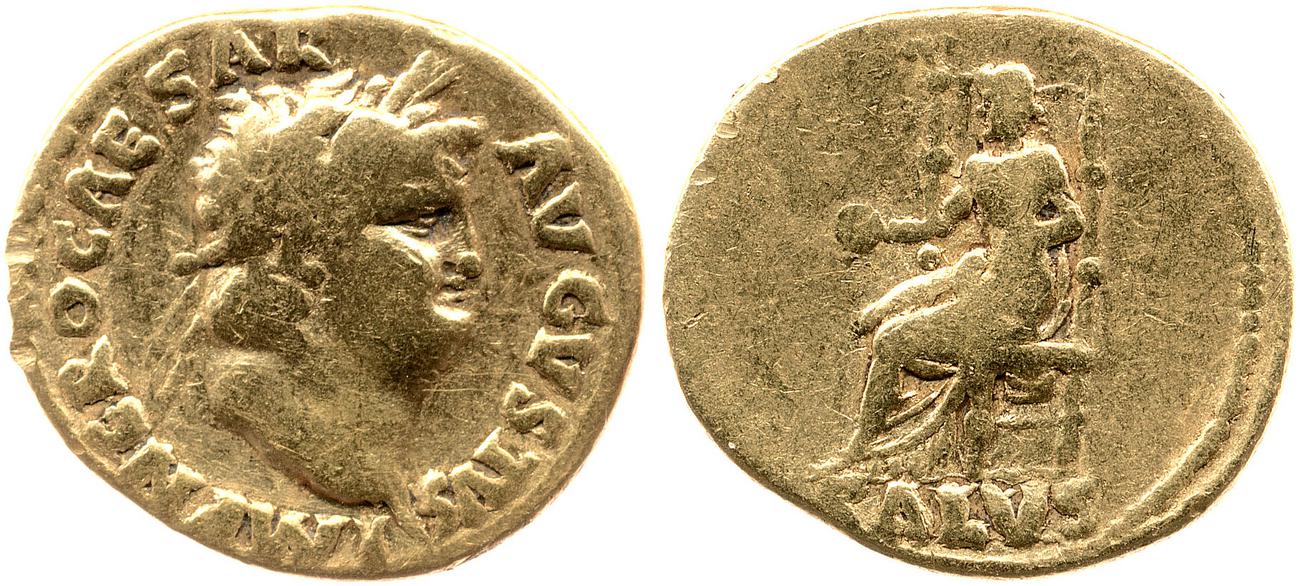 RIC I (second edition) Nero 66, аверс, bm