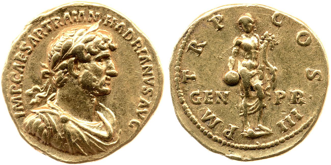 RIC II, Part 3 (second edition) Hadrian 193, аверс, bm