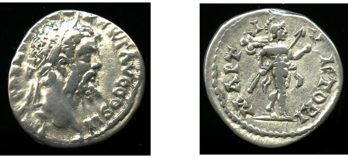 RIC IV Septimius Severus 407, реверс, bm
