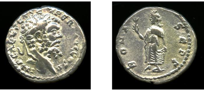 RIC IV Septimius Severus 364, реверс, bm