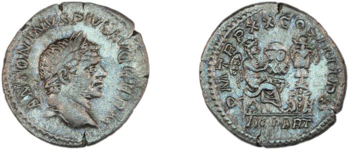 реверс RIC IV Caracalla 297E