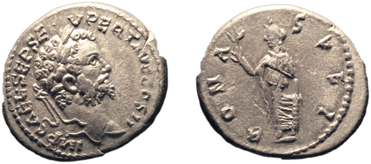 RIC IV Septimius Severus 365, аверс, bm