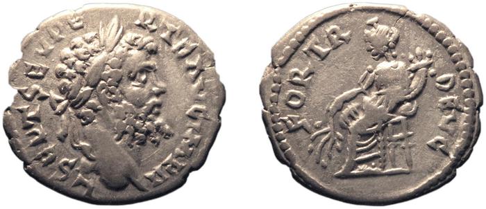 RIC IV Septimius Severus 450, реверс, bm