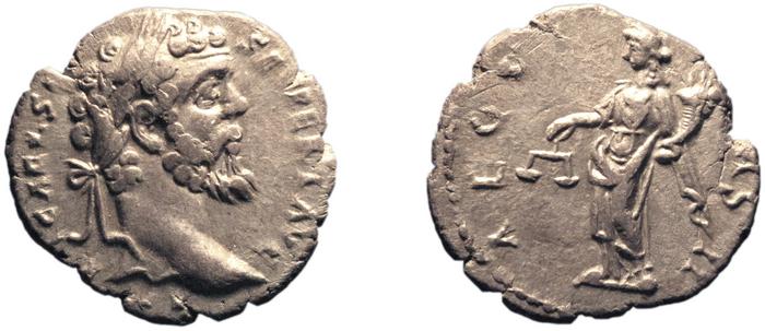 RIC IV Septimius Severus 344, реверс, bm