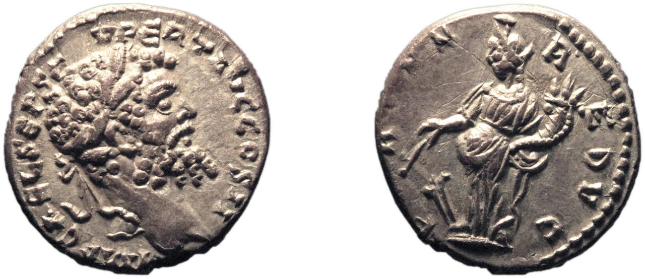 RIC IV Septimius Severus 377, аверс, bm