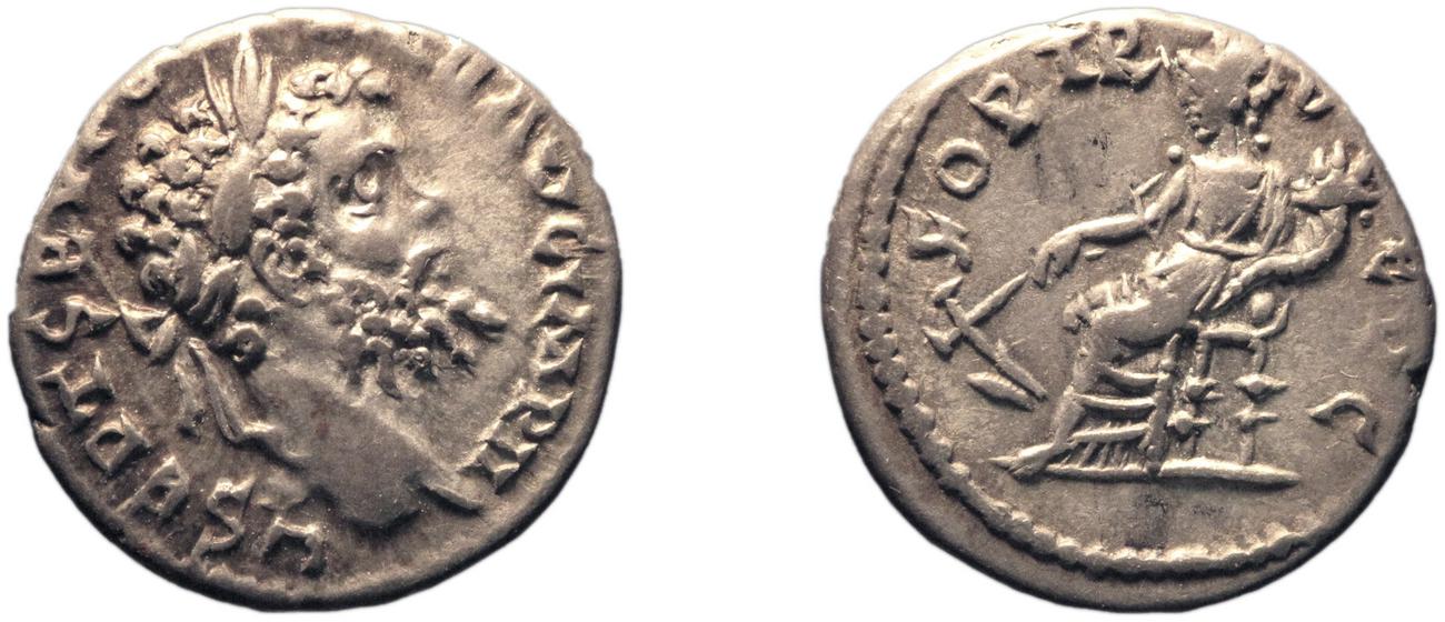 RIC IV Septimius Severus 451, аверс, bm