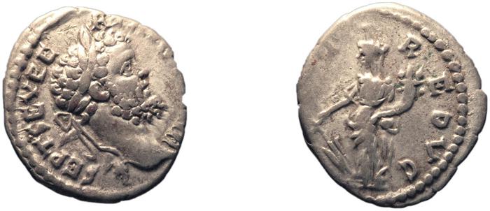 RIC IV Septimius Severus 477, реверс, bm