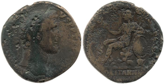 реверс RIC III Antoninus Pius 745