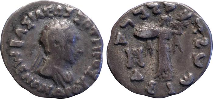 Bactrian and Indo-Greek Coinage Menander I 13.19, bm