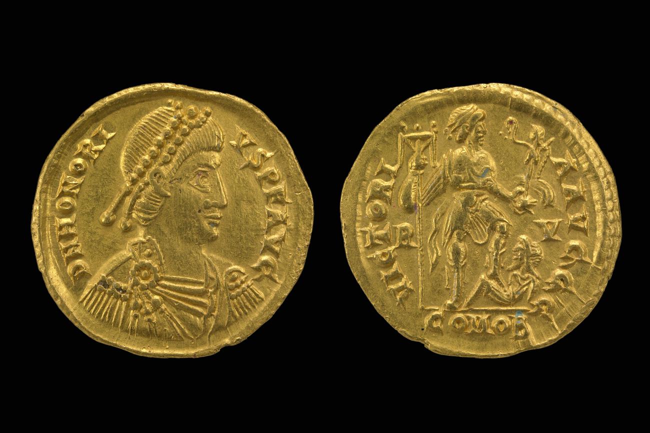 аверс RIC X Honorius 1321