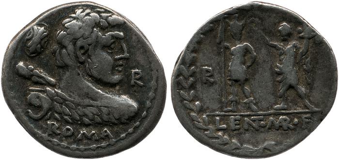 RRC 329/1b, реверс, bm
