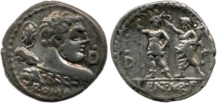 RRC 329/1b, реверс, bm