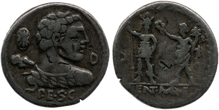 RRC 329/1d, реверс, bm