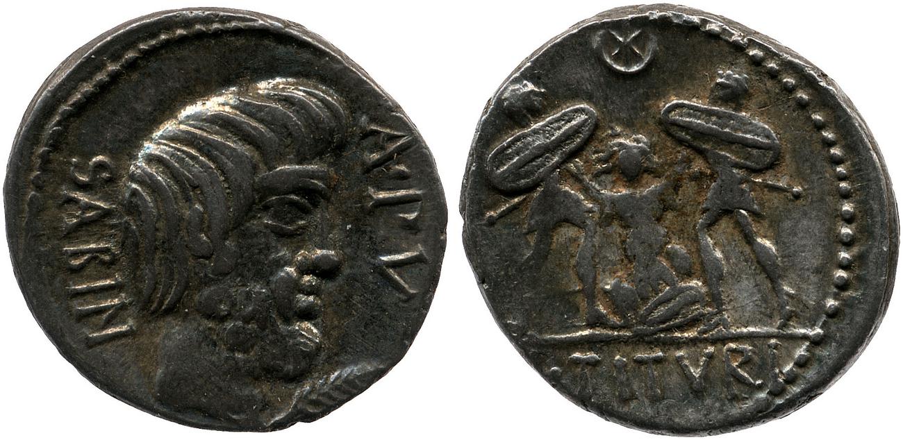 RRC 344/2c, аверс, bm