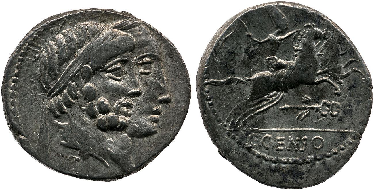 RRC 346/1c, аверс, bm