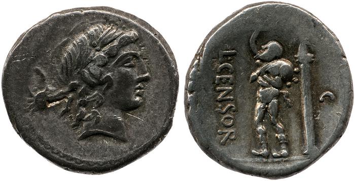 RRC 363/1a, реверс, bm