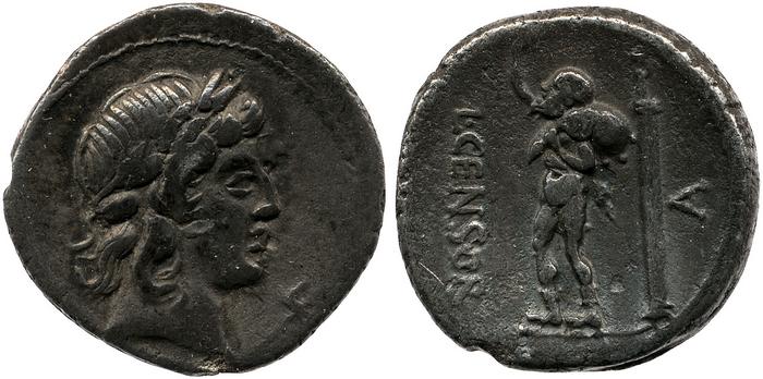 RRC 363/1a, реверс, bm