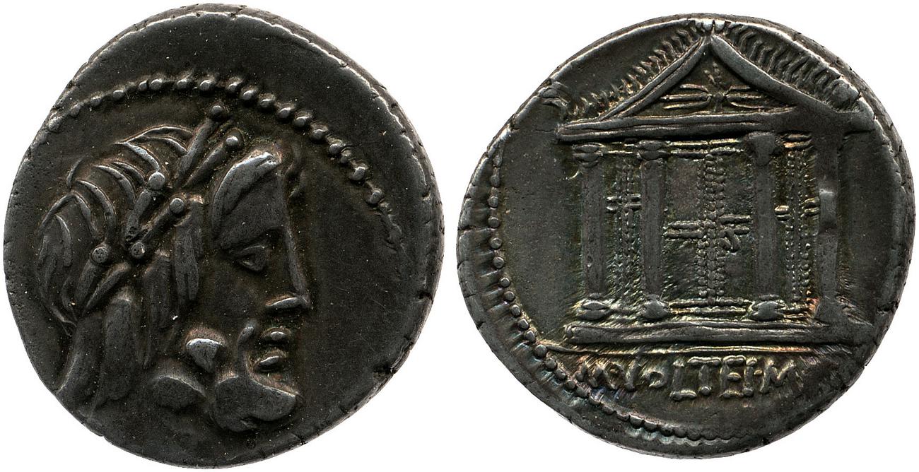 RRC 385/1, аверс, bm