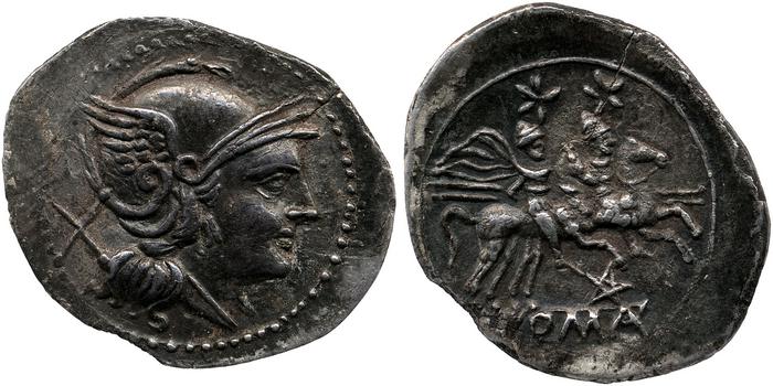 RRC 105/3, reverse, bm