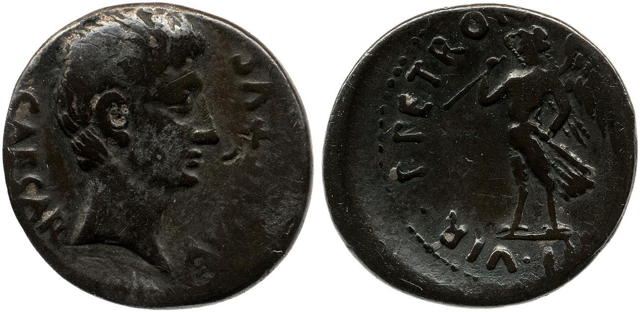 obverse RIC I (second edition) Augustus 296