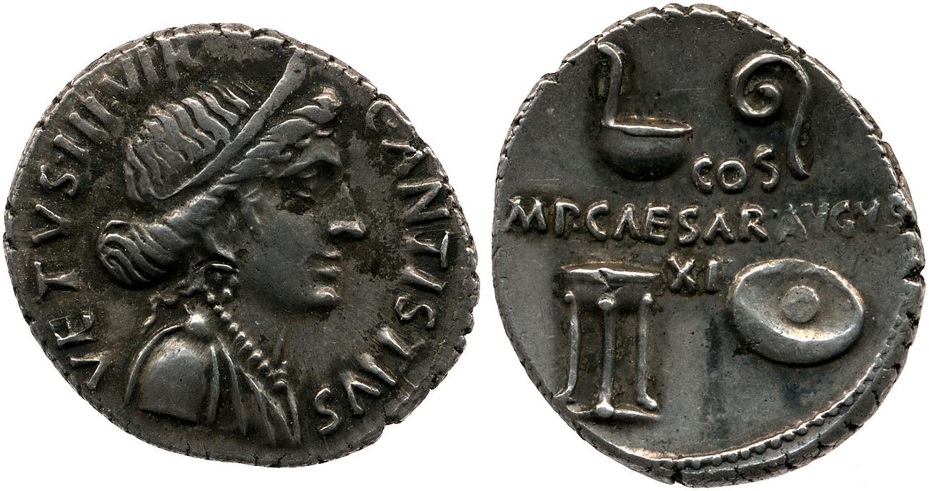 аверс RIC I (second edition) Augustus 368