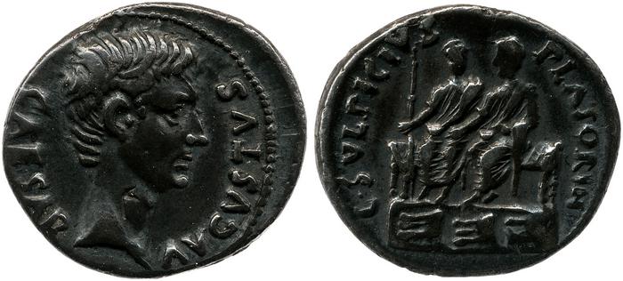 RIC I (second edition) Augustus 407, реверс, bm