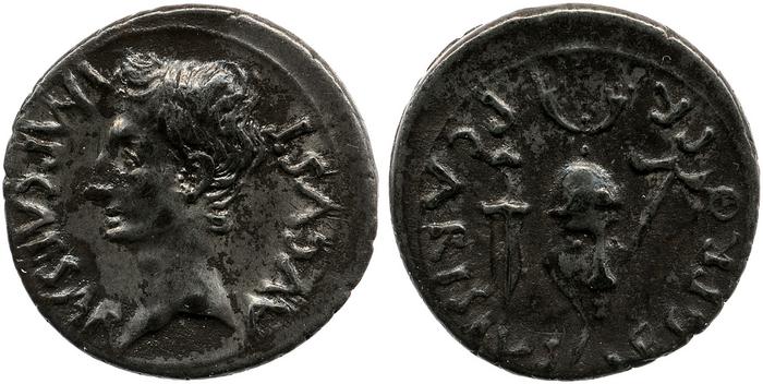 RIC I (second edition) Augustus 7B, реверс, bm