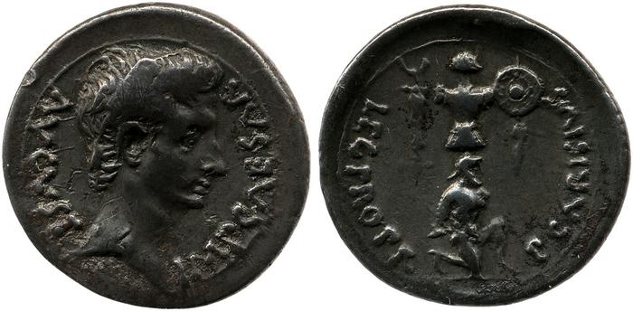 RIC I (second edition) Augustus 6, реверс, bm