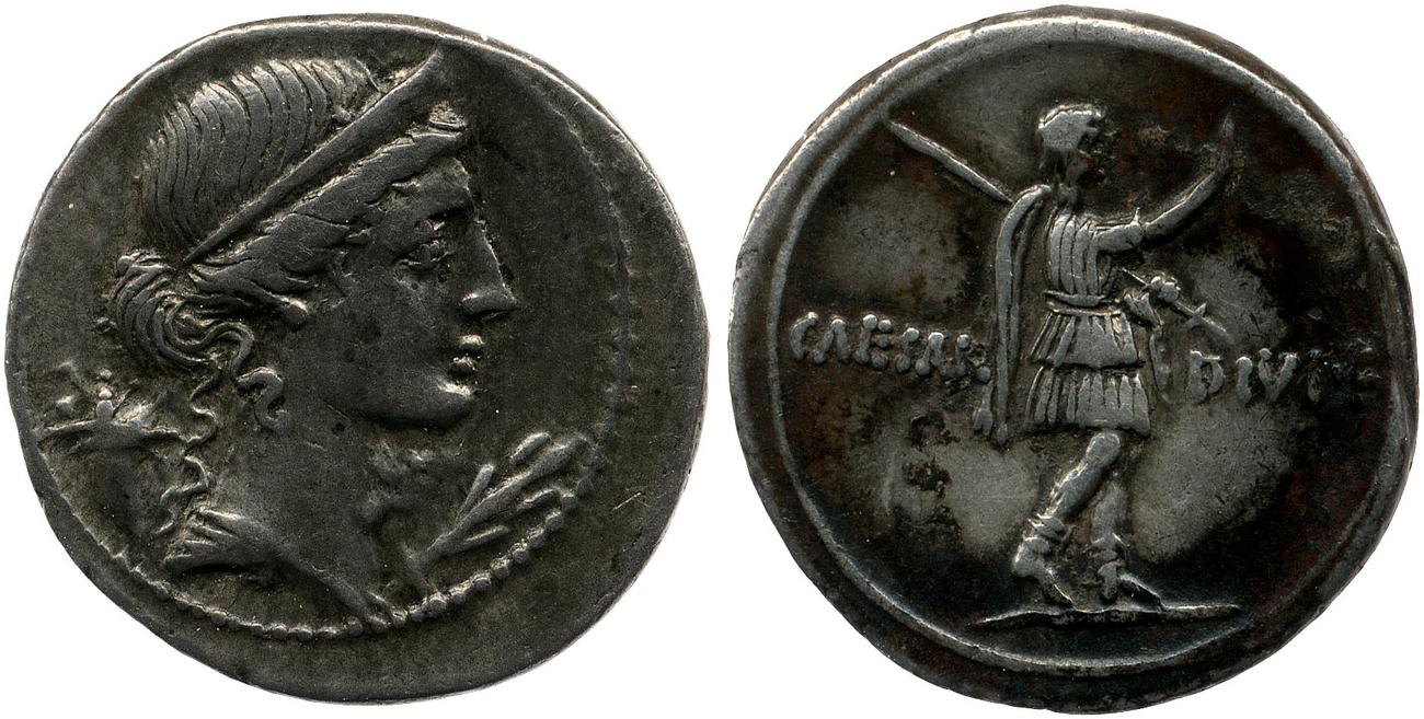 RIC I (second edition) Augustus 253, аверс, bm