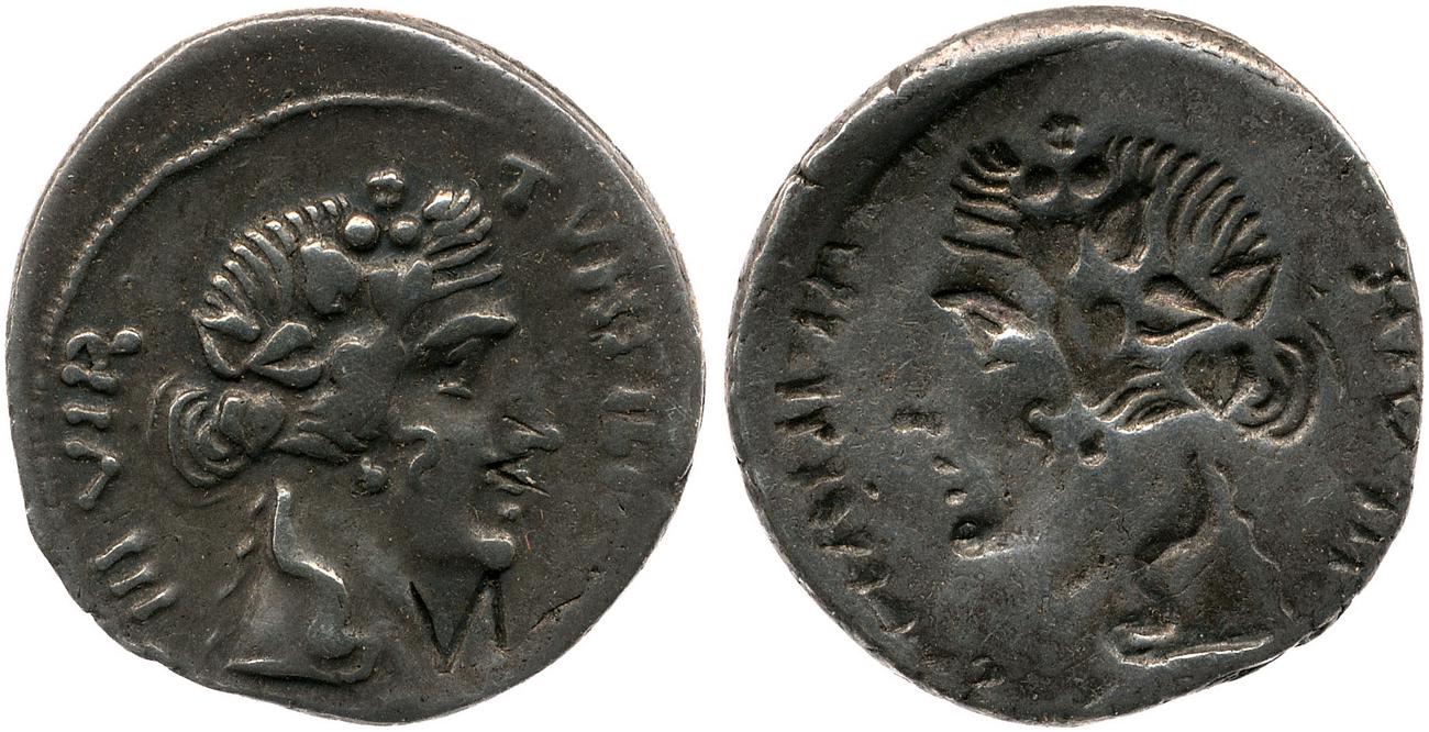 RIC I (second edition) Augustus 287, obverse, bm