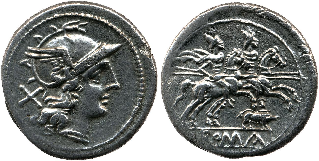 RRC 121/2, аверс, bm