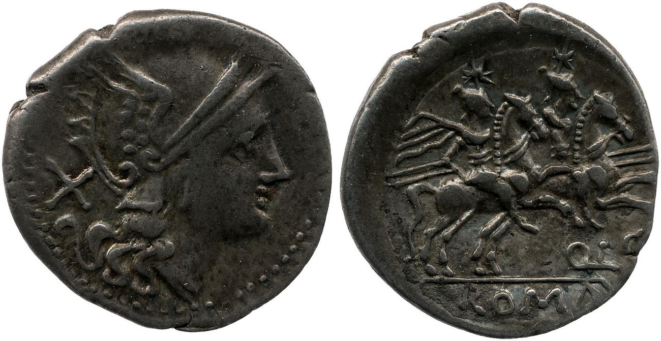RRC 125/1, obverse, bm
